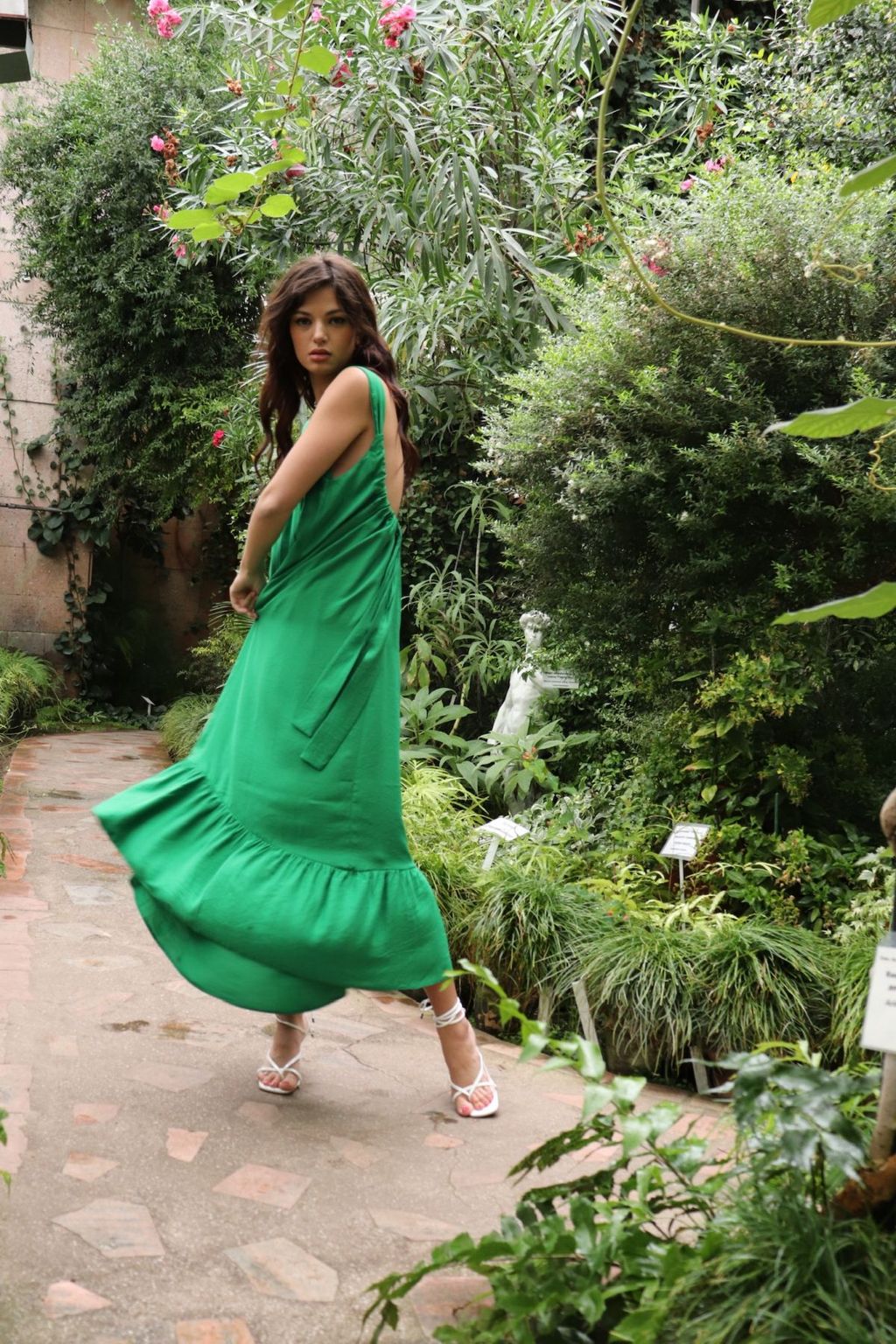 Платье Мальдивы для пляжа и фотосъёмки в зелёном цвете - Martichelli фото 7