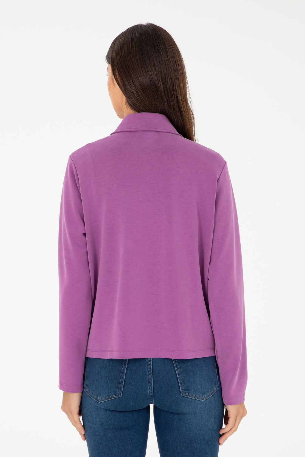 U. S. Polo Assn / Женский фиолетовый свитшот - U.s. polo assn фото 5