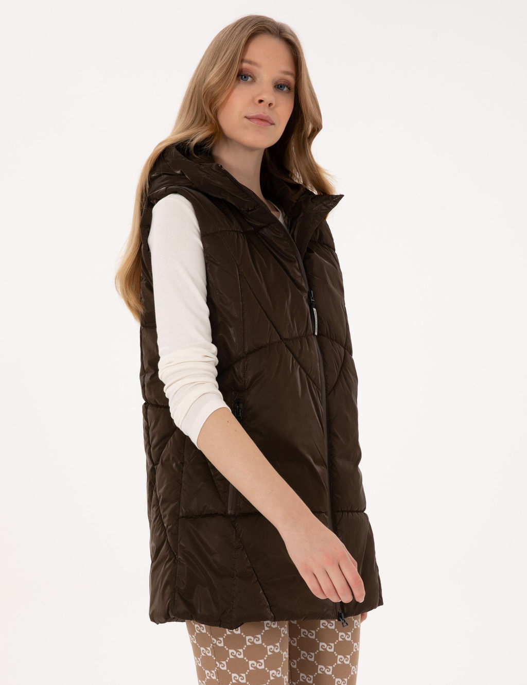 Kahverengi Regular Fit Yelek - Pierre cardin фото 3