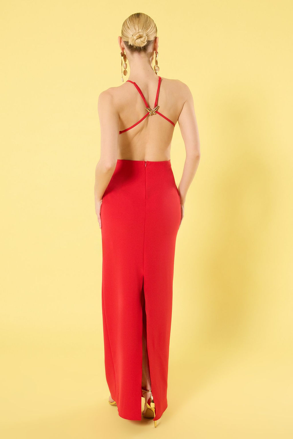 TRENDYOLMILLA Siyah Aksesuar Detayl? Dokuma Uzun S?k Abiye & Mezuniyet Elbise TPRSS25AE00120 фото 8