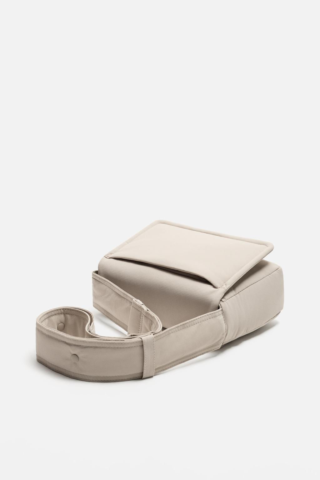 NYLON CROSSBODY BAG WITH FLAP - Zara фото 10
