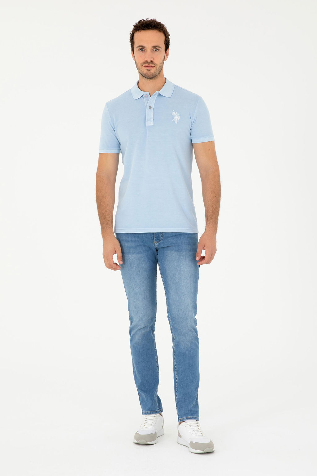 U. S. Polo Assn / Мужские синие джинсовые брюки - U.s. polo assn фото 9