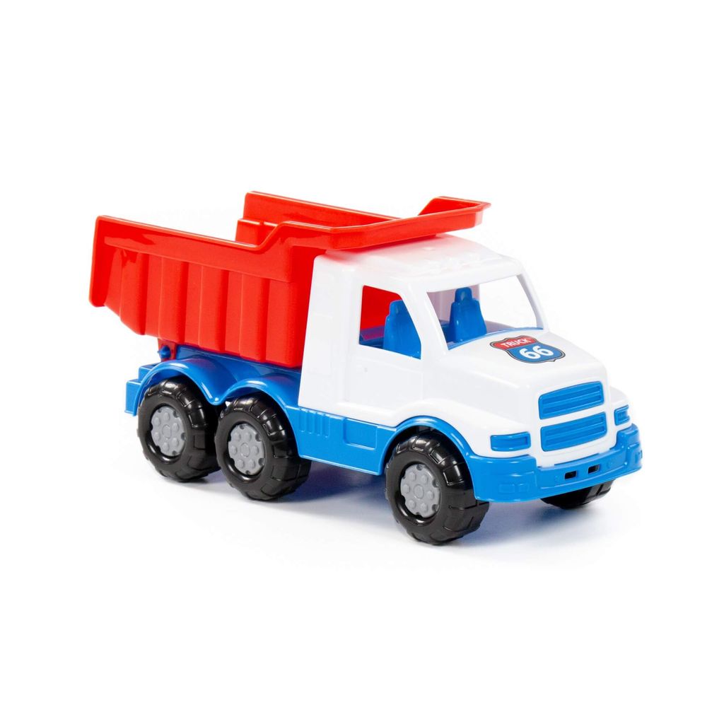 Гоша, автомобиль-самосвал (бело-синий) - Полесье фото 5