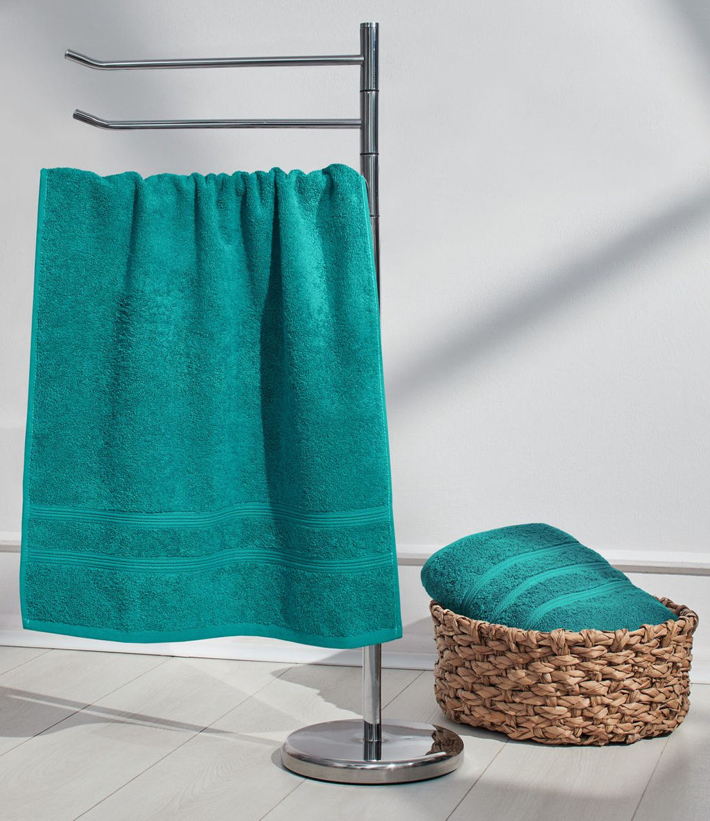 -10% Полотенце Ницца 70х140 см Морская волна - Ecotex фото 3