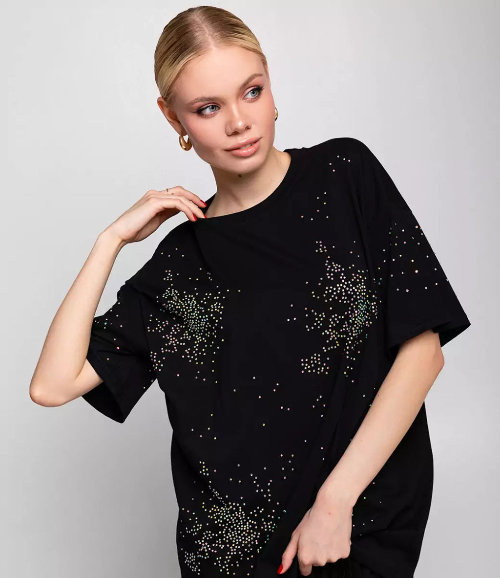 Футболка #БШ2240, чёрный