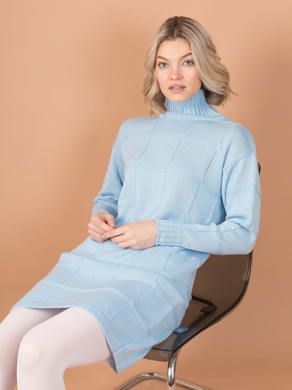 Платье вязаное фактурное - Stilla фото 15