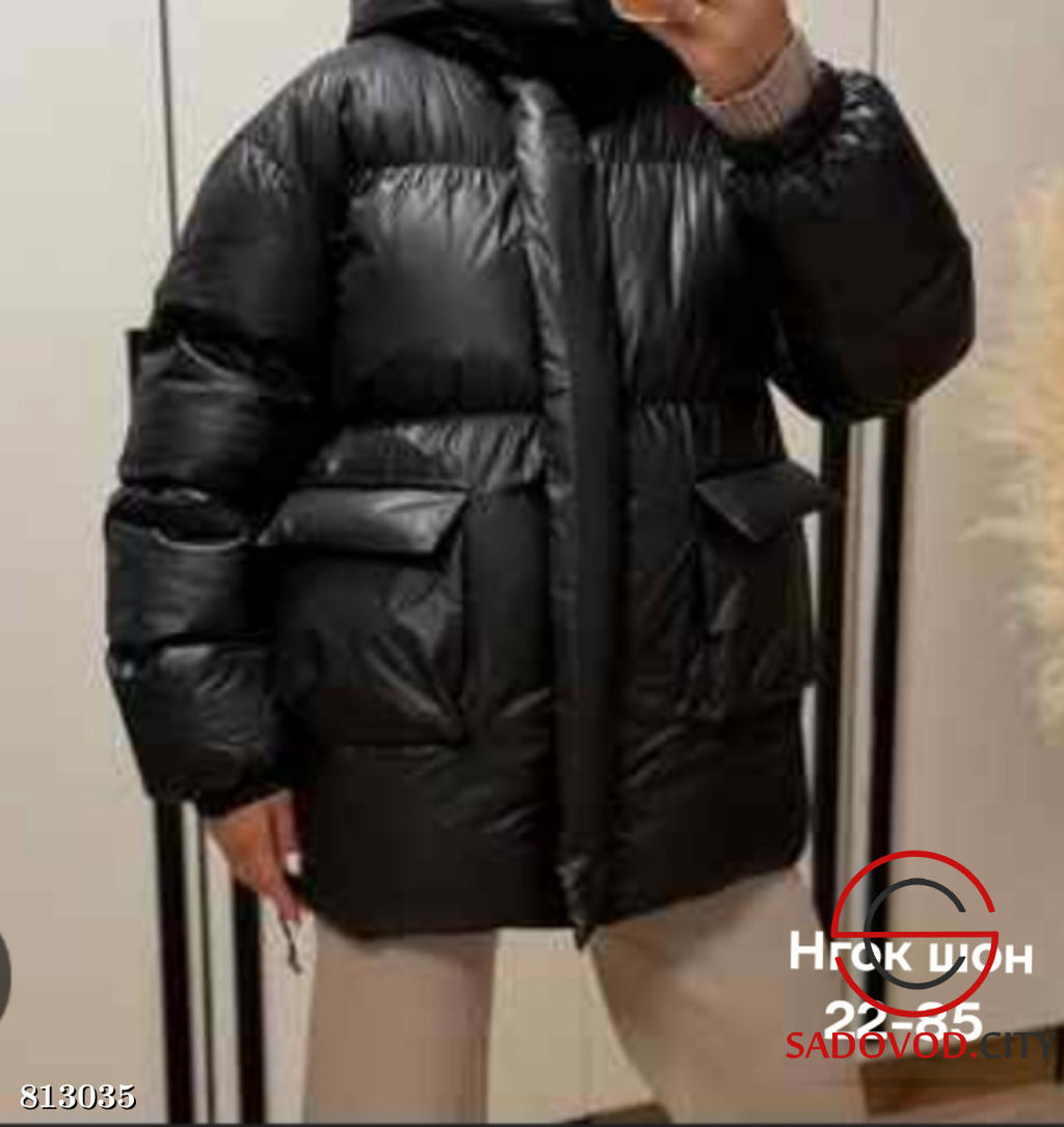 Куртка оверсайз с капюшоном - Bruno фото 2