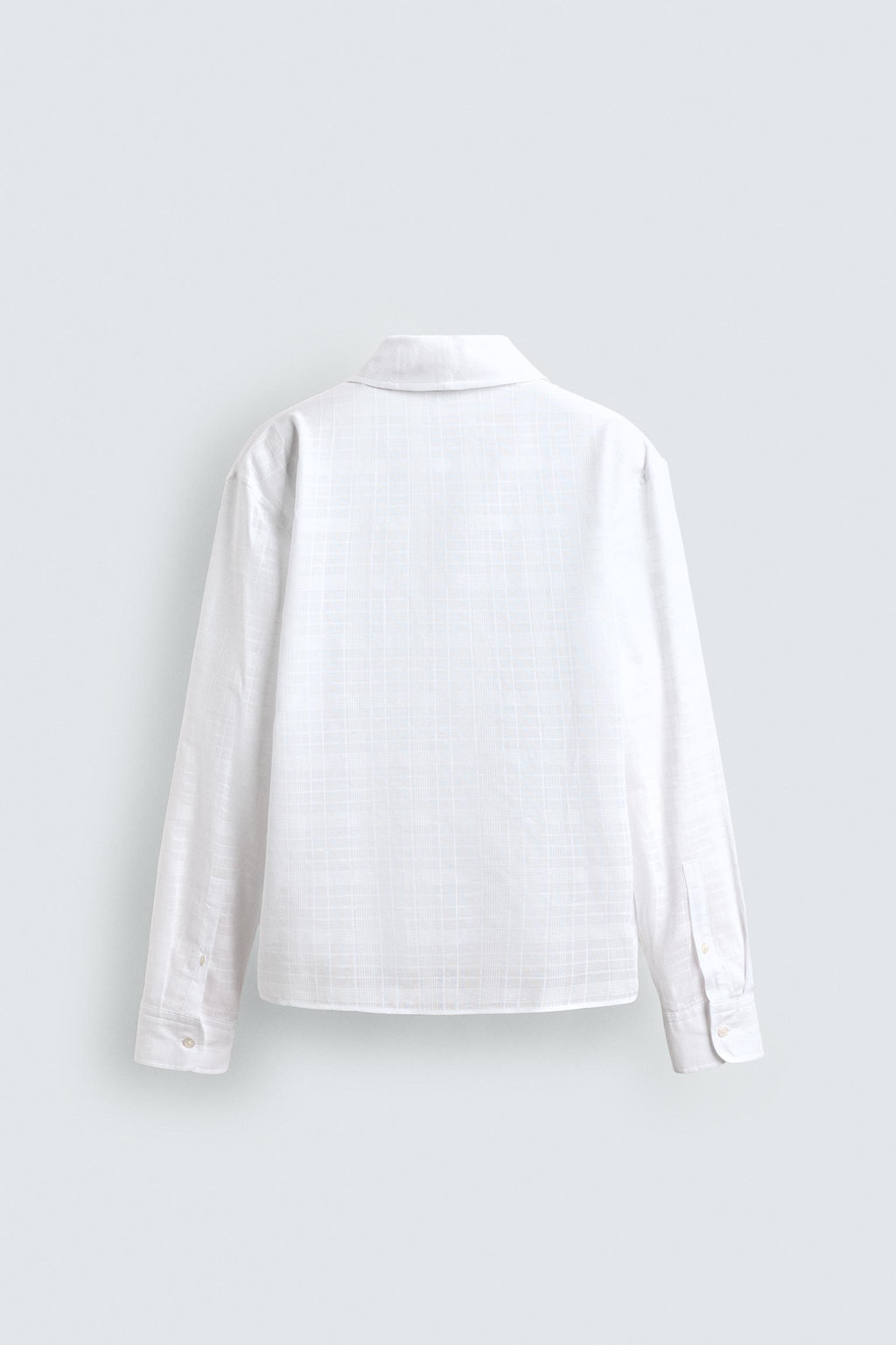 CAMISA POLO ESTRUCTURA / Blanco - Zara фото 9