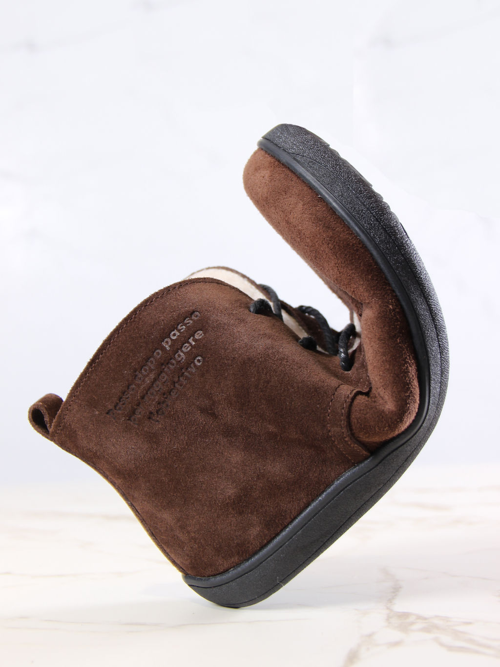 Босоногие ботинки EDART 208.NATAbl.Коричневая замша/байка фото 3