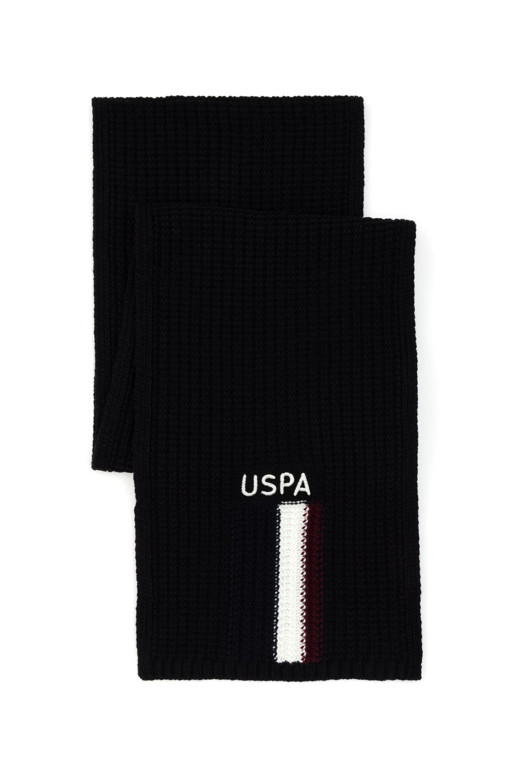 Мужской черный шарф - U.s. polo assn фото 3