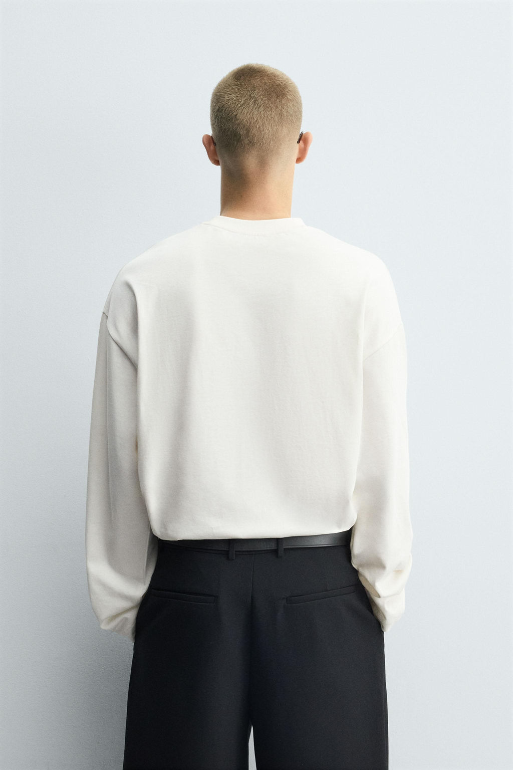 BOXY FIT EMBROIDERED T-SHIRT - Zara фото 4