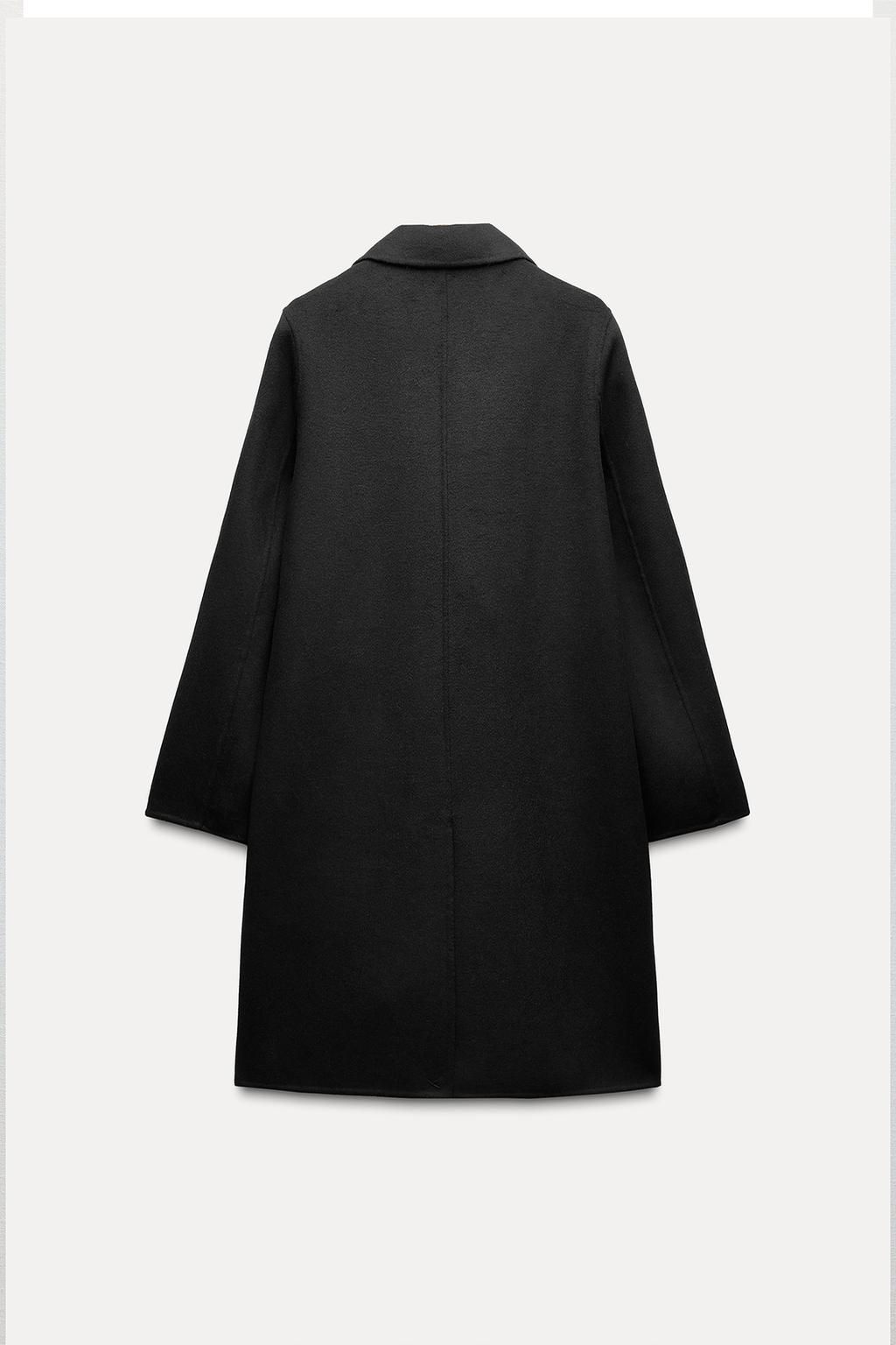 WOOL BLEND DOUBLE-BREASTED COAT - Zara фото 4