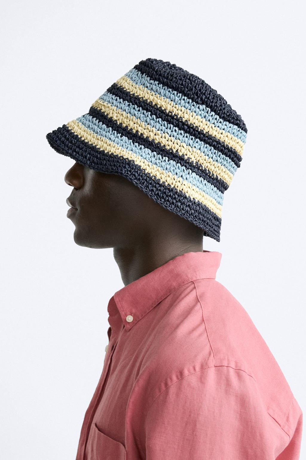 STRIPED CROCHET HAT - Zara фото 9