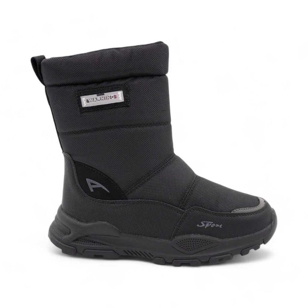 Ботинки мембранные на меху ХМ912-3-1 черный - Sport фото 2