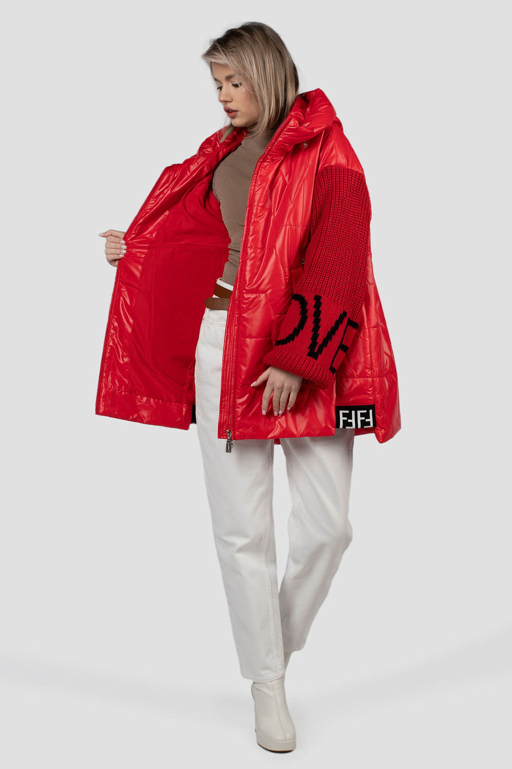 04-2993 Куртка женская демисезонная (Холлофайбер 100) - El podio фото 3