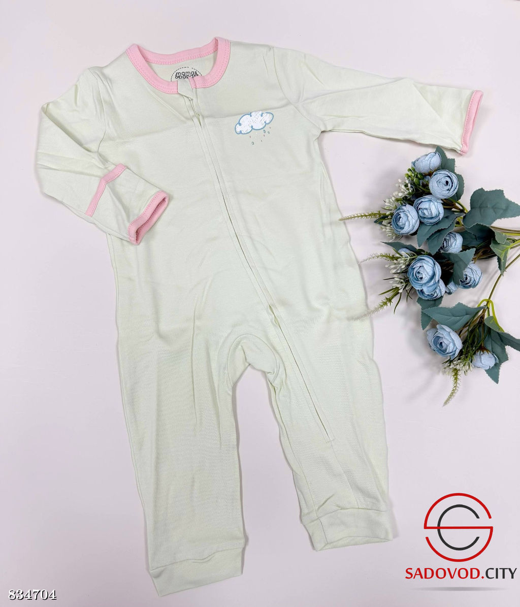 Комбинезон интерлок на молнии