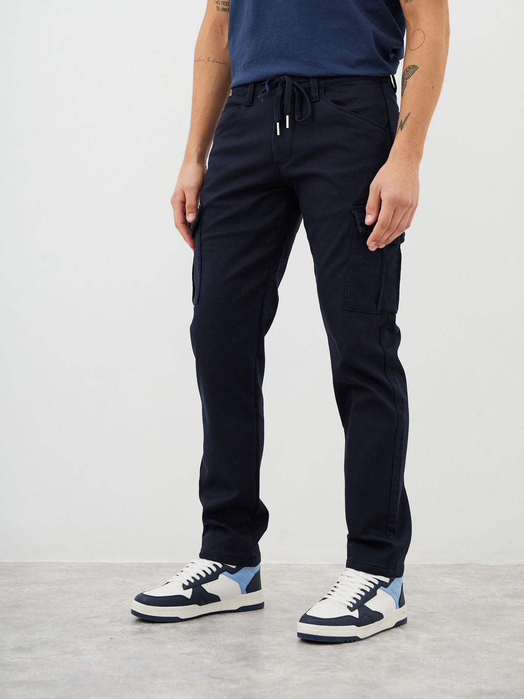 Мужские джинсы Карго утеплённые - Mossmore фото 22