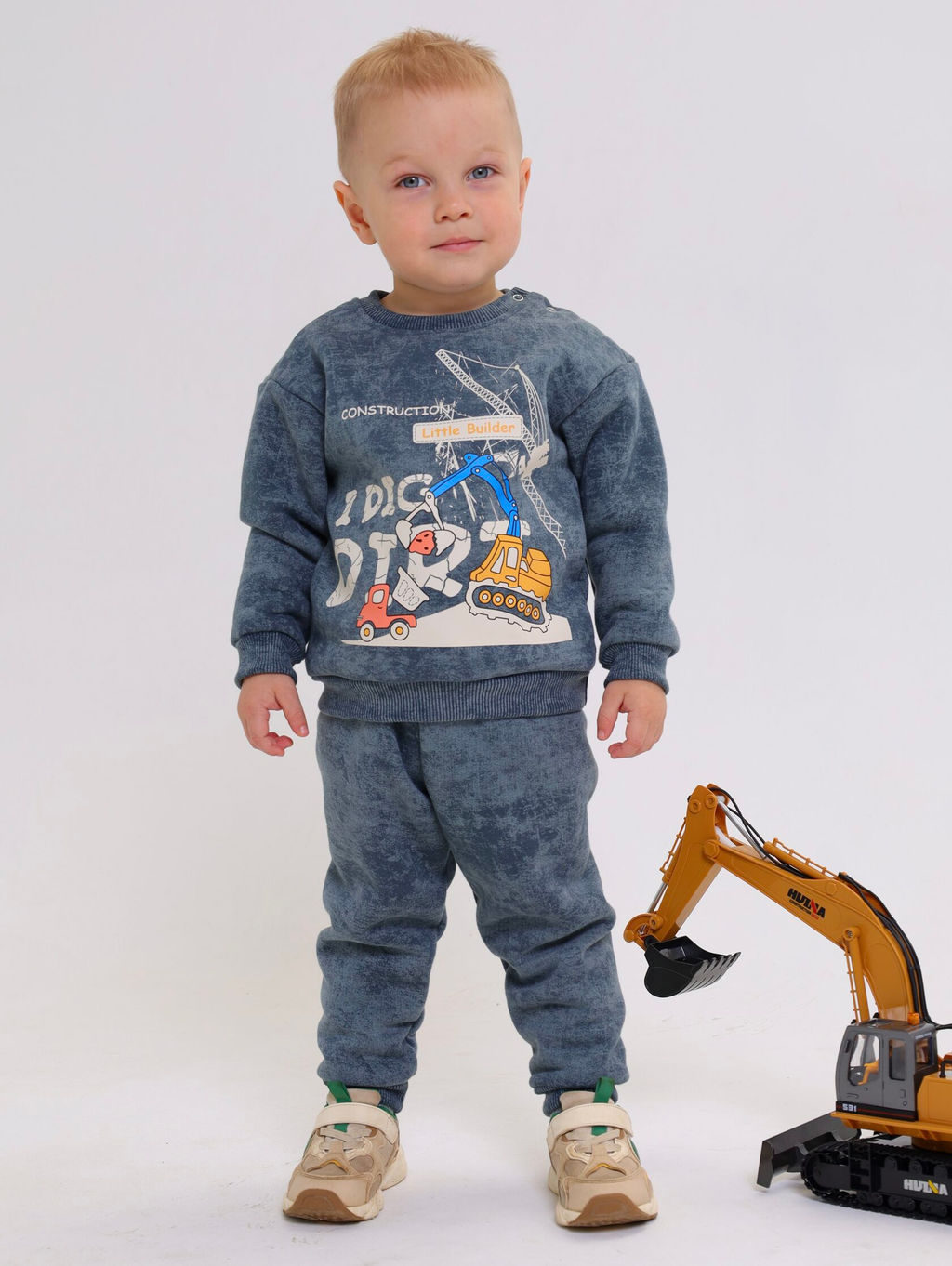 Свитшот(толстовка) с начесом для мальчика Футер - Оптима фото 6