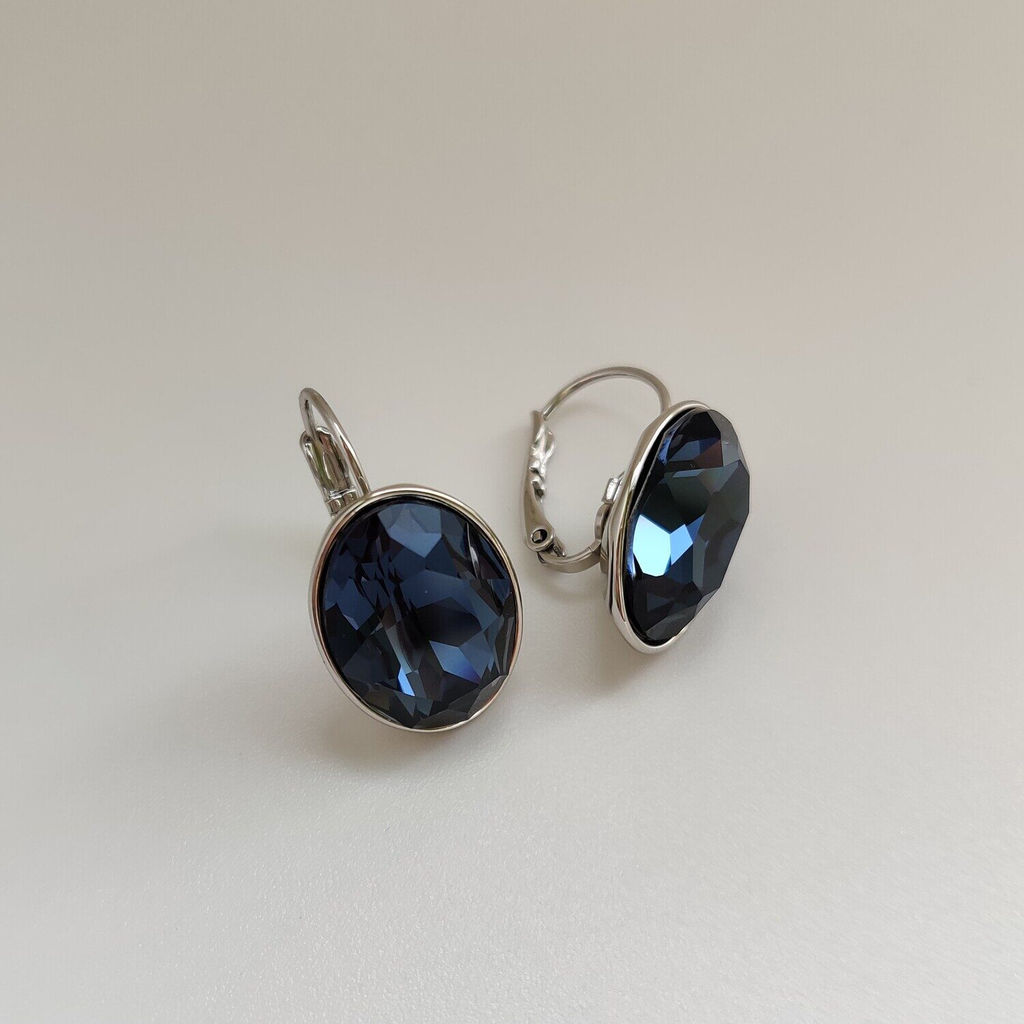 Серьги с кристаллами Swarovski