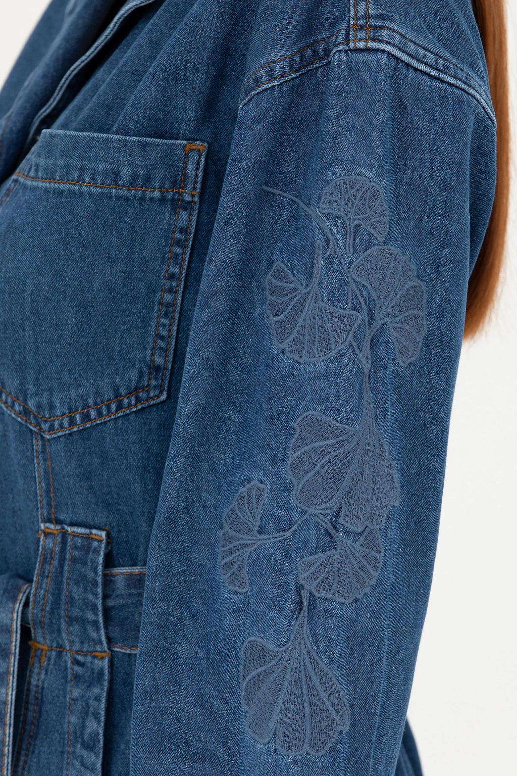 Kad_n Koyu Mavi Jean Elbise - U.s. polo assn фото 7