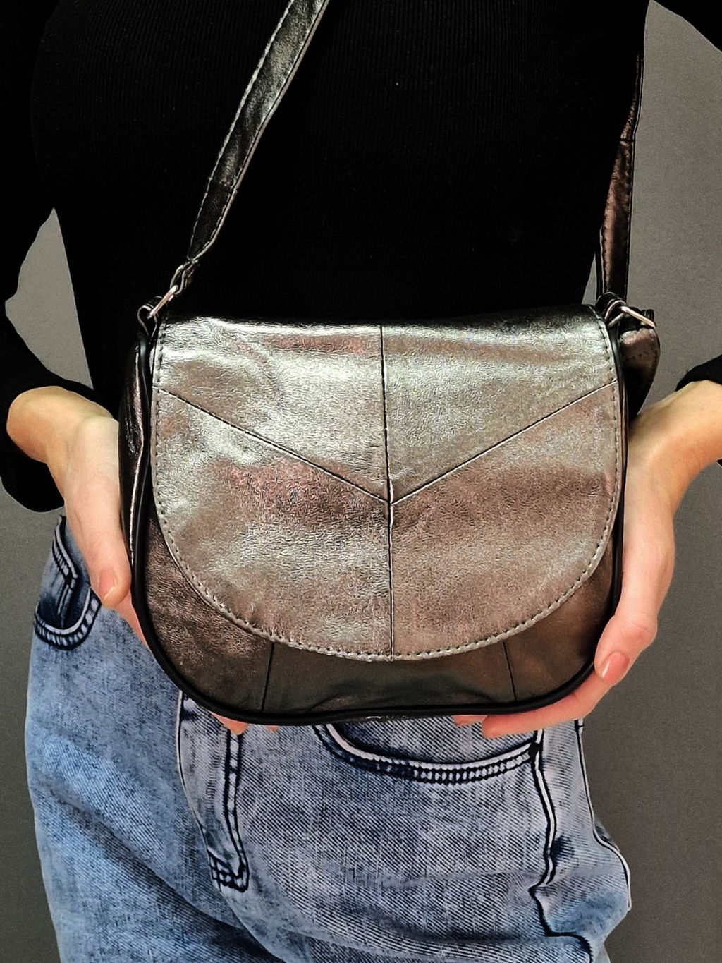 Сумка женская из телячьей кожи