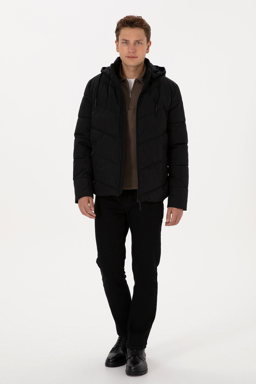 Erkek Siyah Mont - U.s. polo assn фото 4