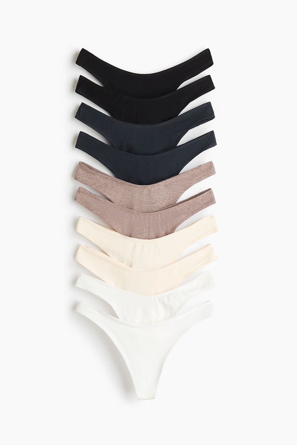 Pack de 10 bragas thong de algod?n - H&m фото 4
