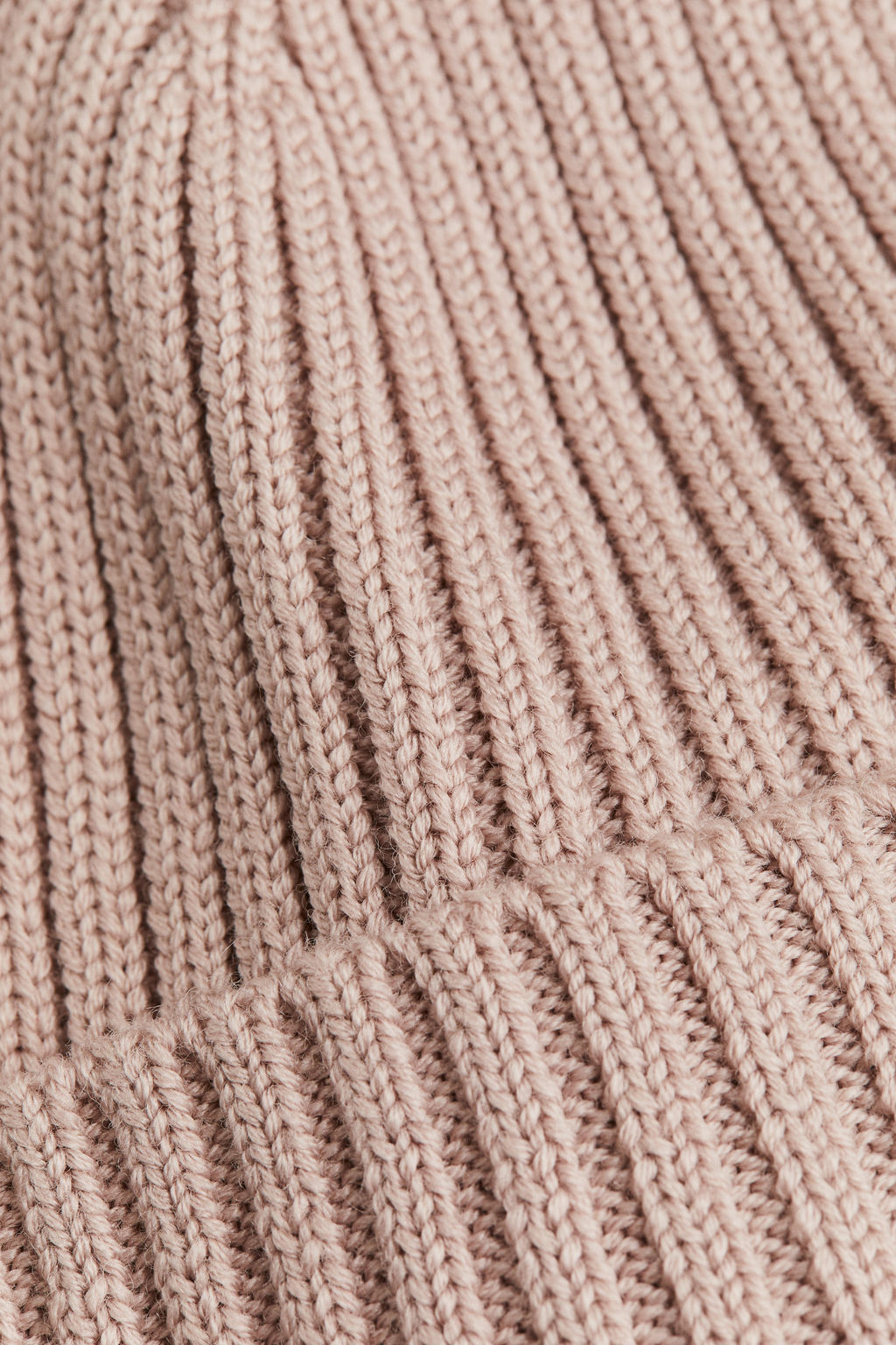 Gorro beanie en punto de lana