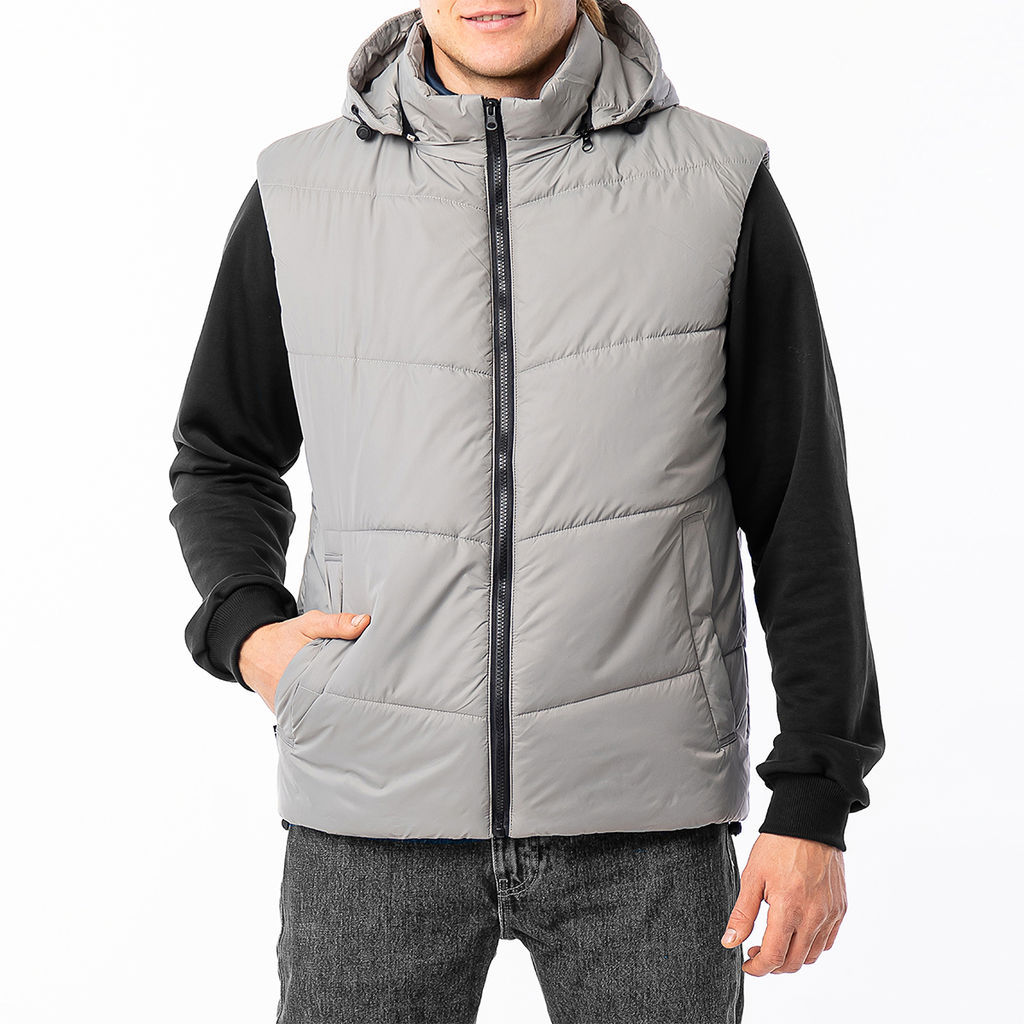 RODOS Жилет мужской осень/весна М-285 Серо-голубой  фото 18