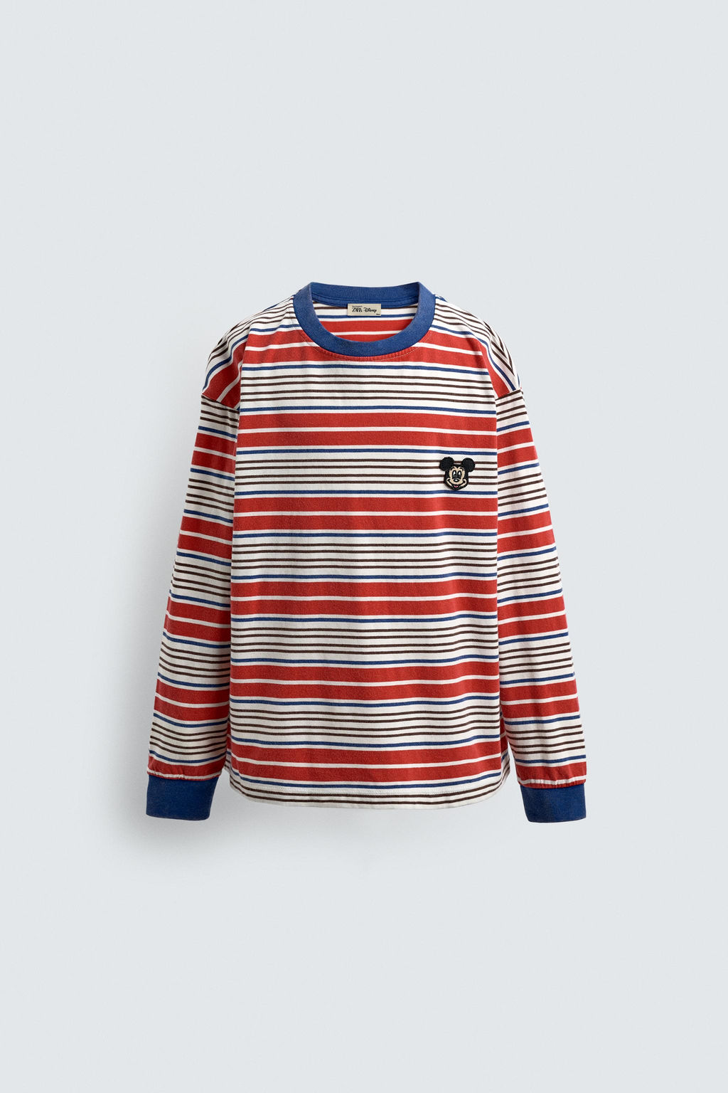 STRIPED PATCH T-SHIRT HARRY LAMBERT FOR ZARA X DISNEY