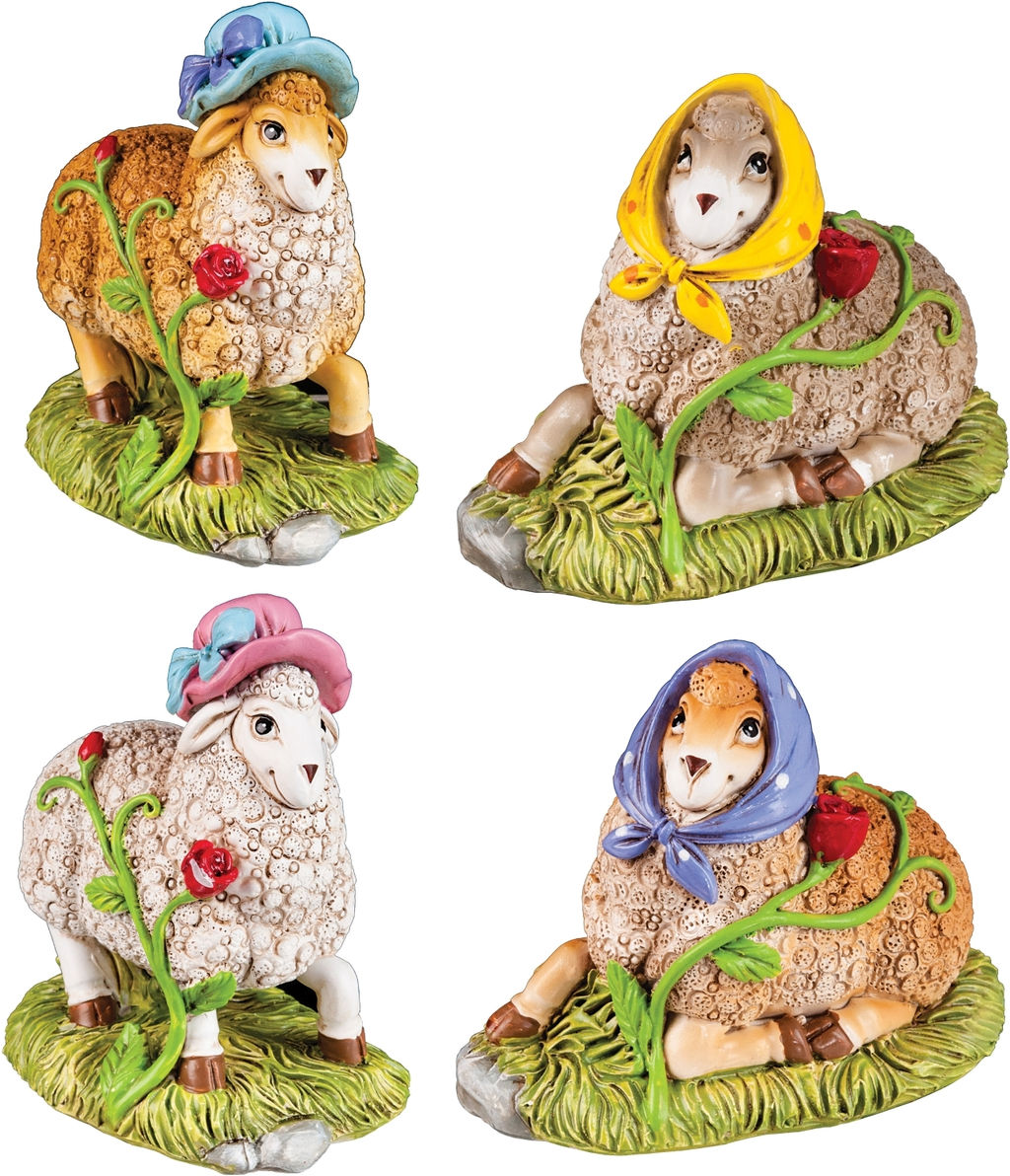 Цена за 1 шт. Сувенир ErichKrause Овечка кокетливая 7см