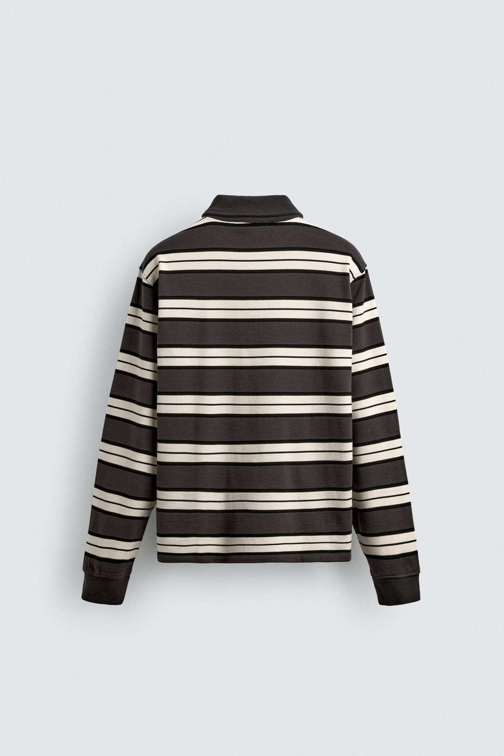 REGULAR FIT STRIPED POLO SHIRT - Zara фото 8