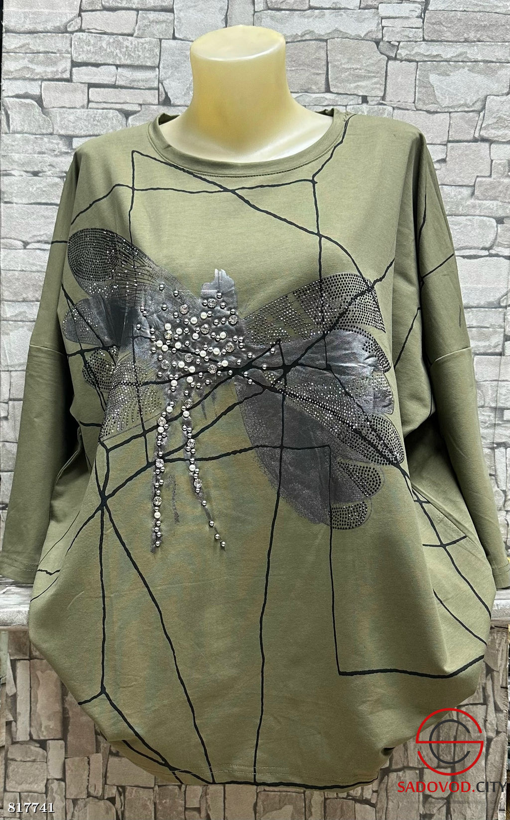 Кофта женская с рисунком - Bruno фото 3