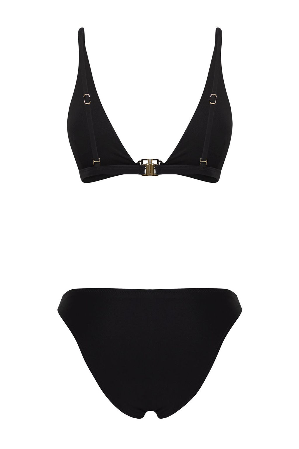 TRENDYOLMILLA Siyah Ucgen Aksesuarl? Regular Bikini Tak?m? TBESS25BT00008 фото 8