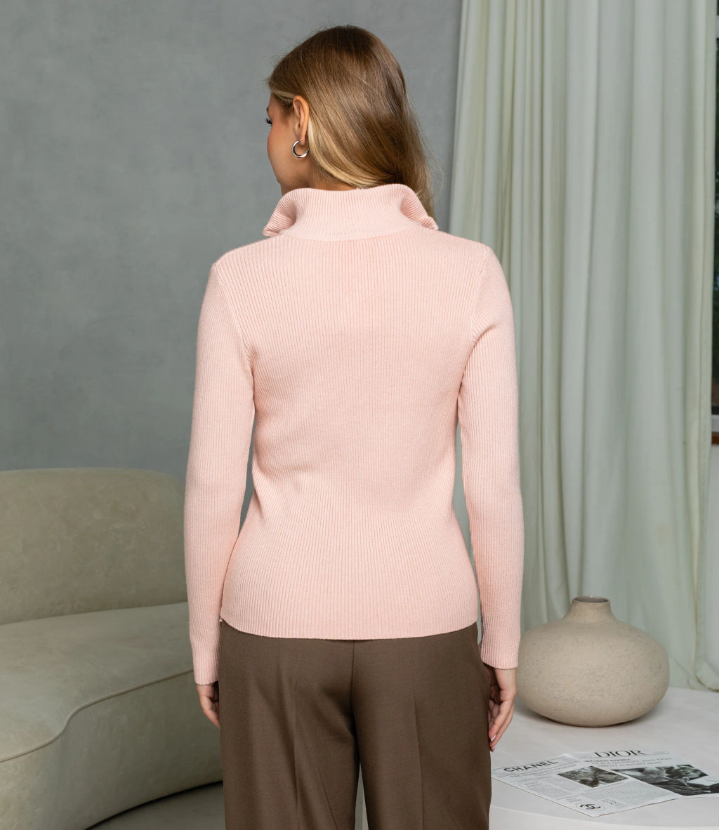 Джемпер #КТ033 (1), пудровый