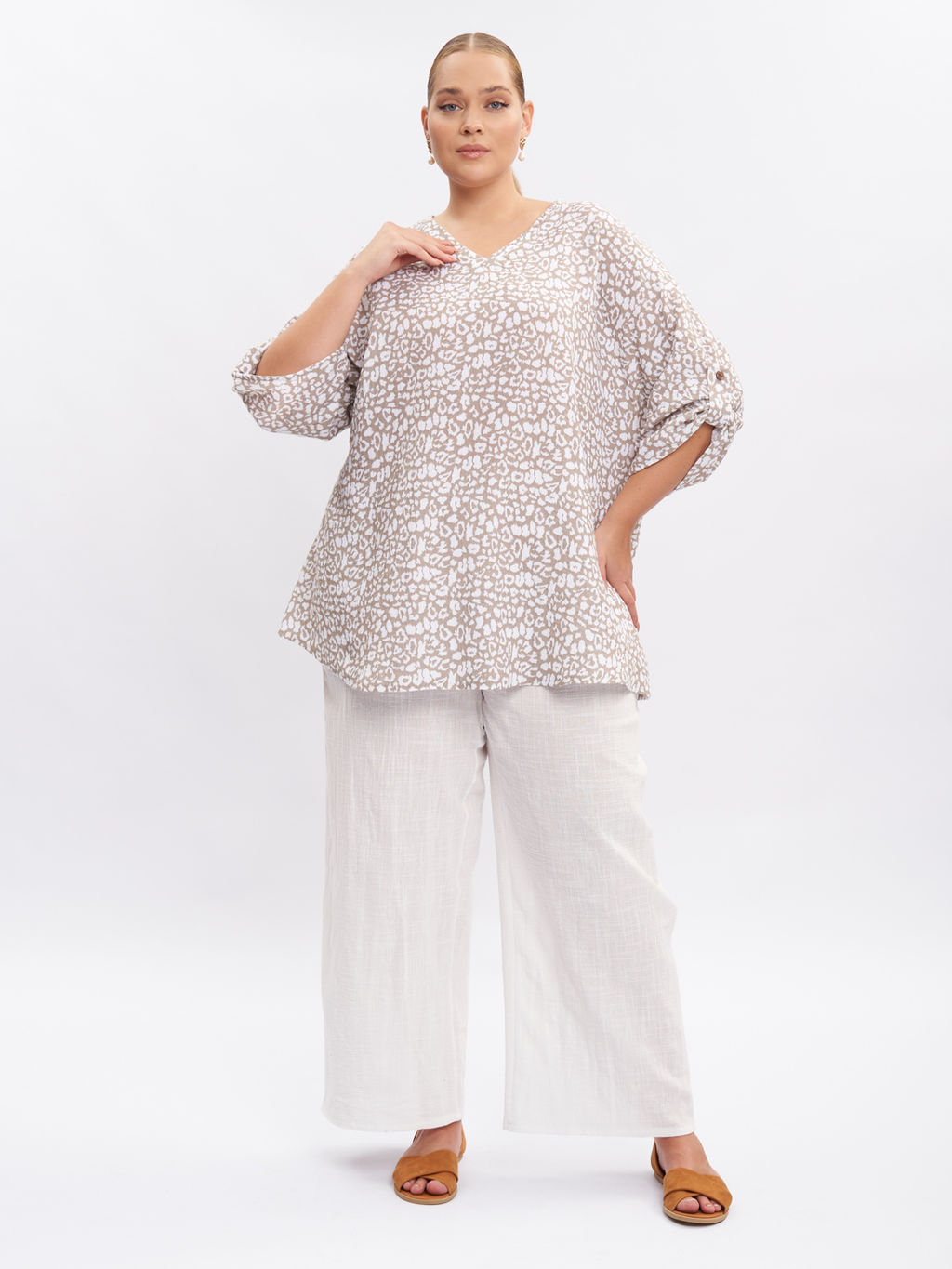 Блузка из муслина TU66501LEO18