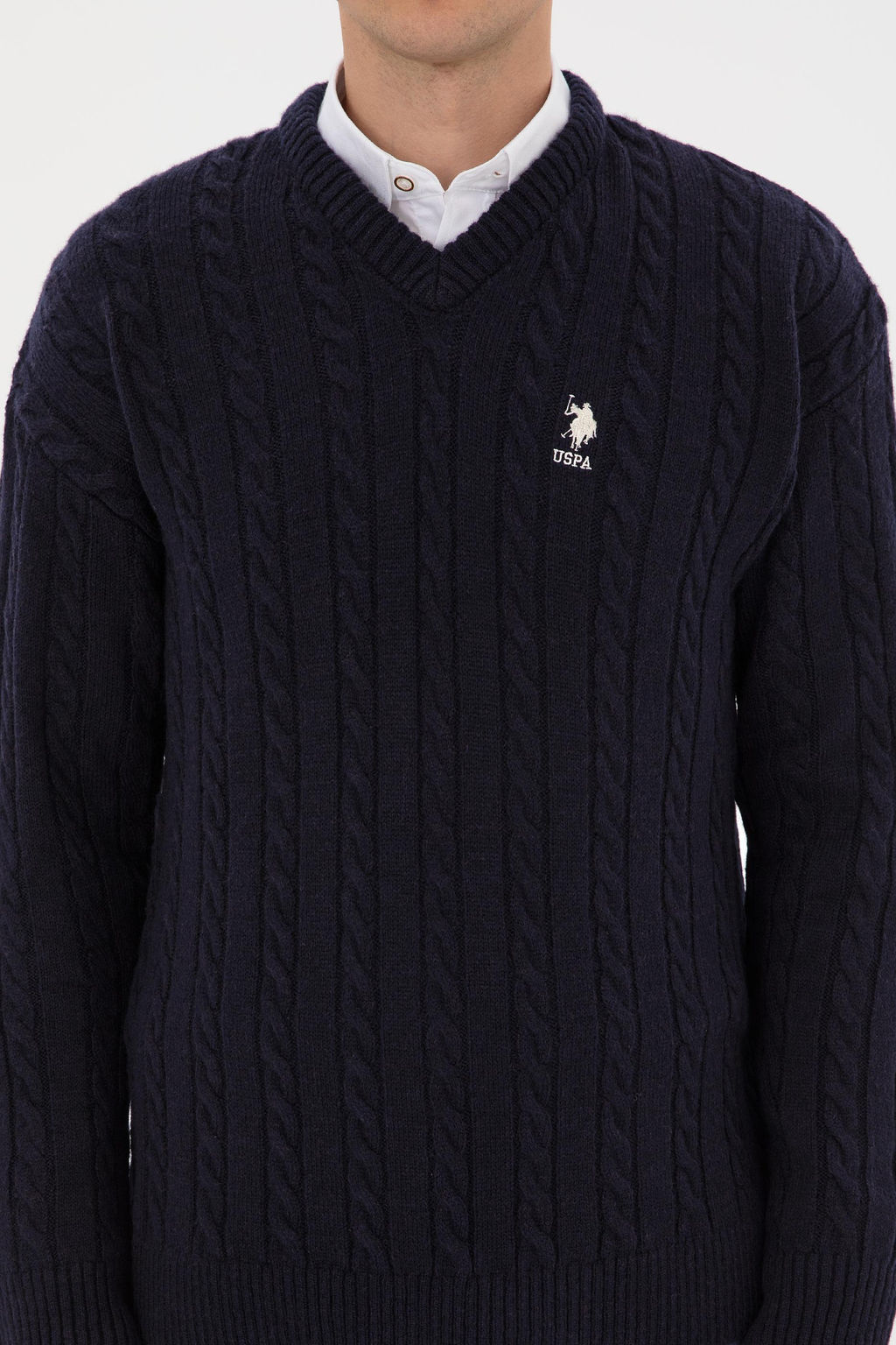 Erkek Lacivert Kazak - U.s. polo assn фото 6