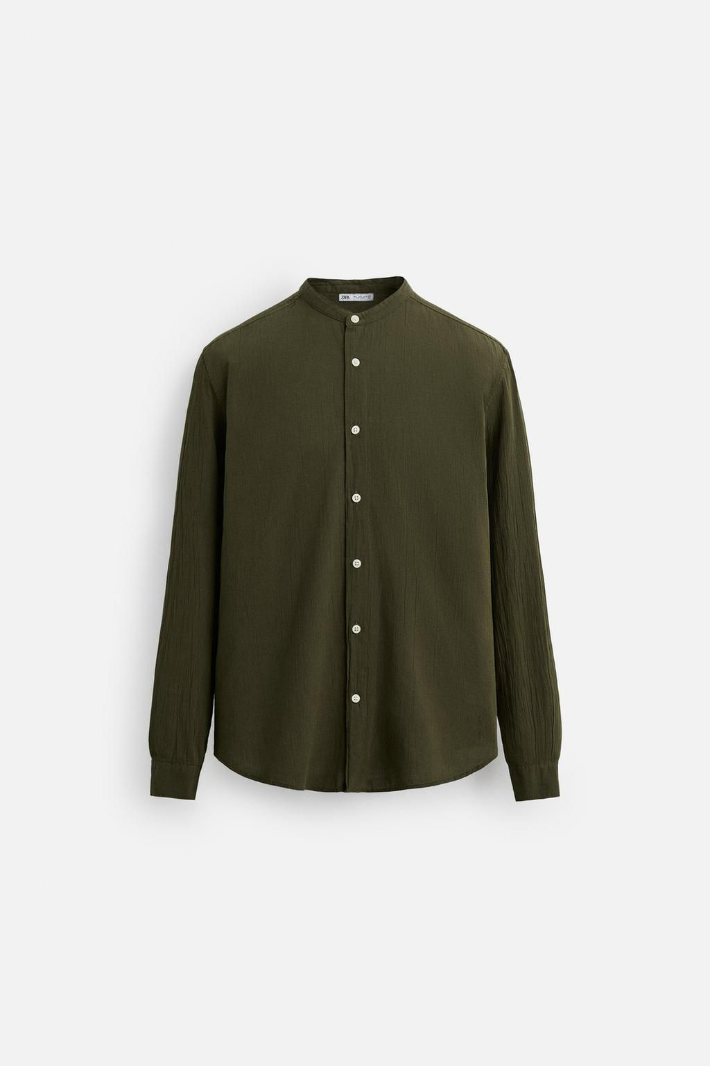CREASED-EFFECT SHIRT - Zara фото 37