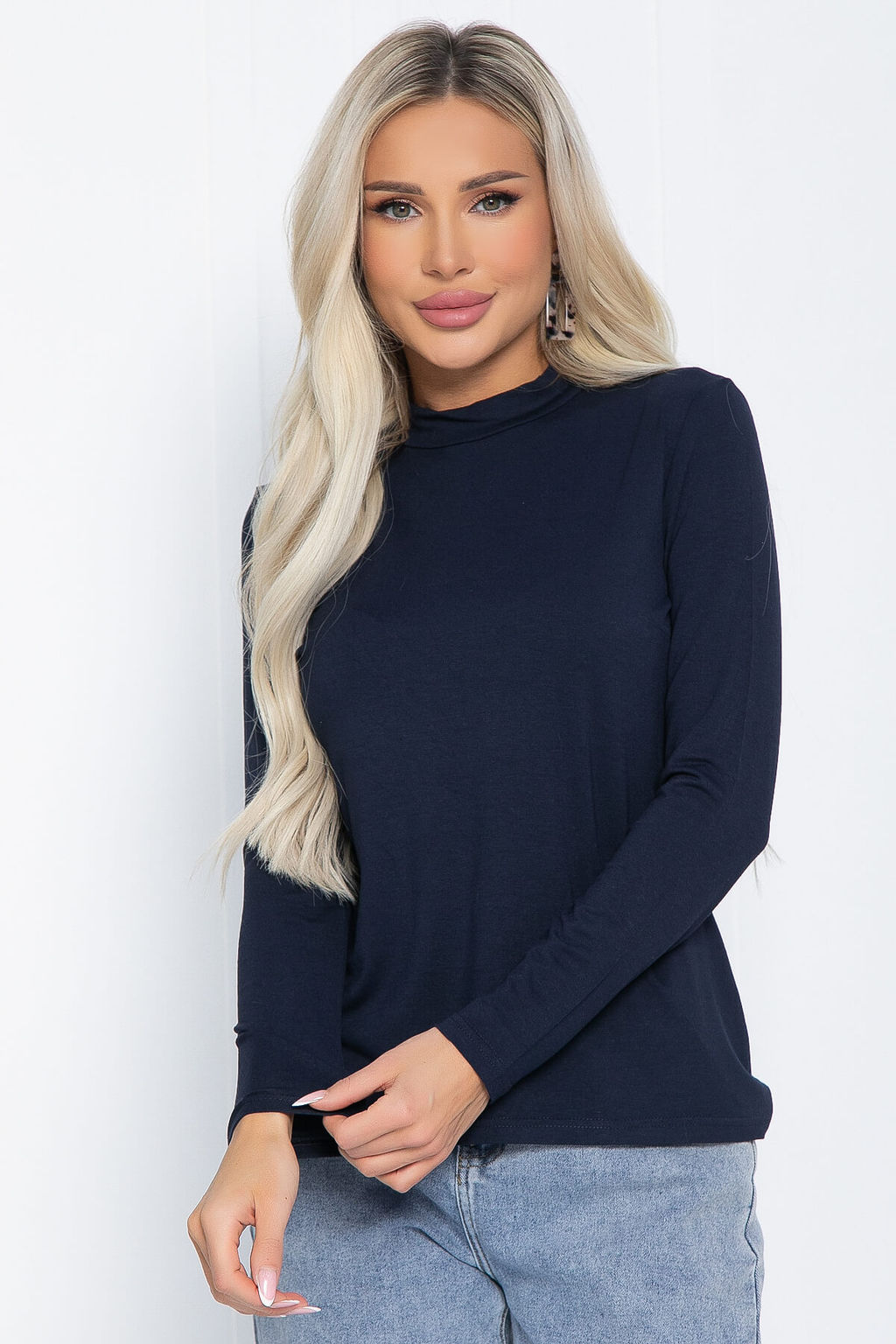 Лонгслив Капелла (синий) Б12381-16 - Lt collection фото 5