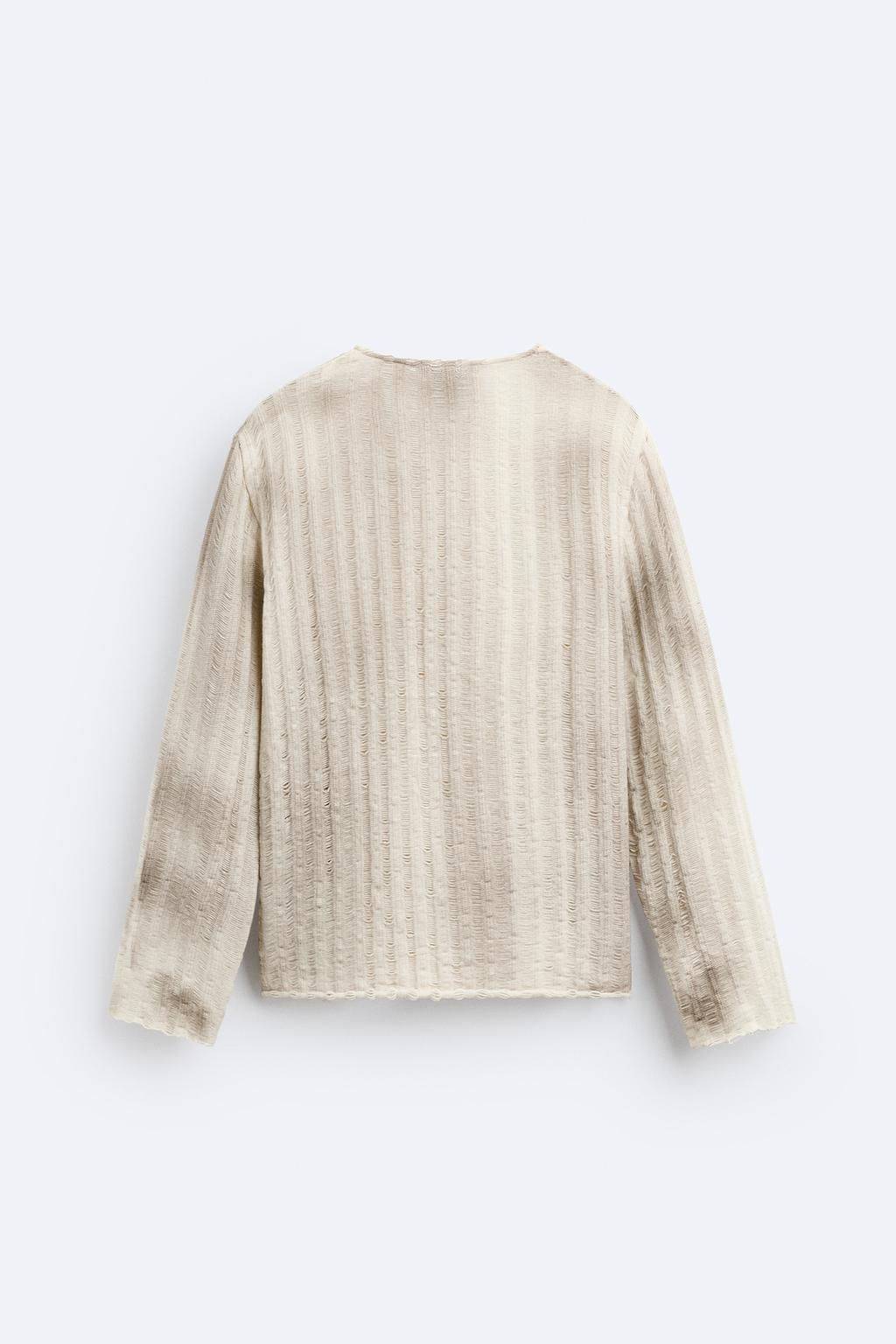 SPRAY PRINT SWEATER - Zara фото 8