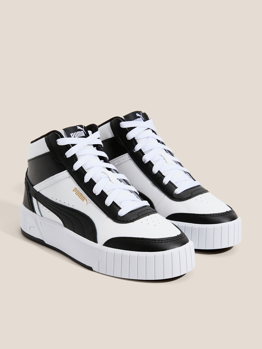 Женские высокие кеды PUMA Carina Mia Mid Артикул 4588993, белый