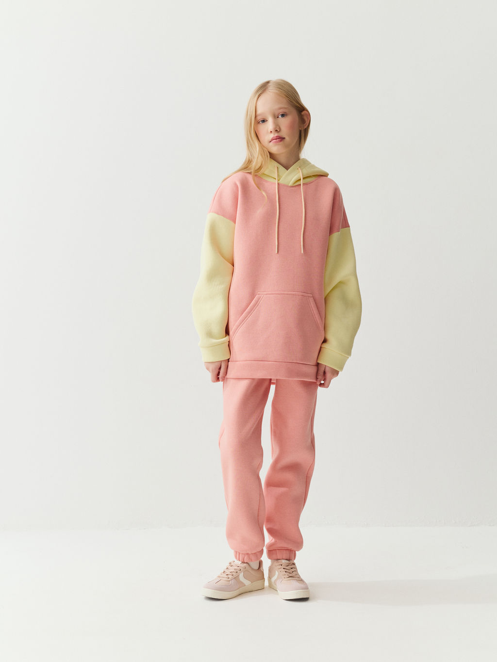 Джоггеры с карманами Роза утепленные 7+ - Bungly фото 4