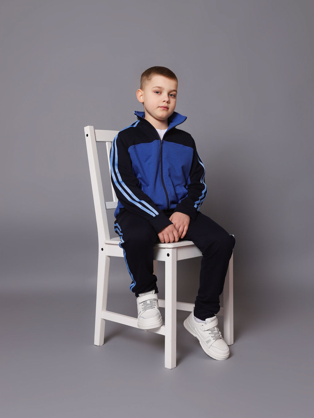 Спортивный костюм К036 Василек-Темно-Синий от фабрики Спортсоло