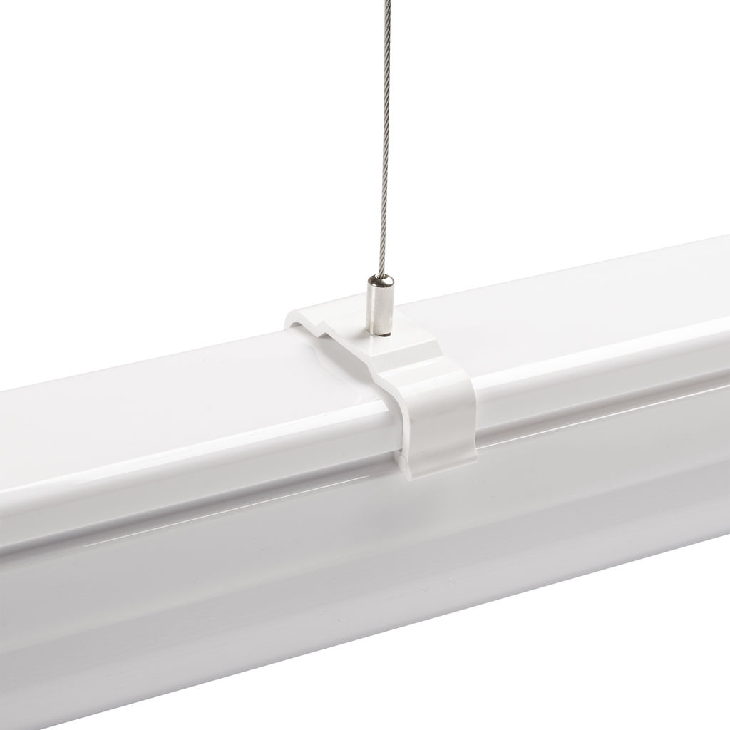 ULO-K20B 60W/4000K/L150 IP65 WHITE Светильник линейный светодиодный подвесной. Белый свет (4000К). 6540Лм. 1500Х76х76мм. Корпус белый. TM Uniel.