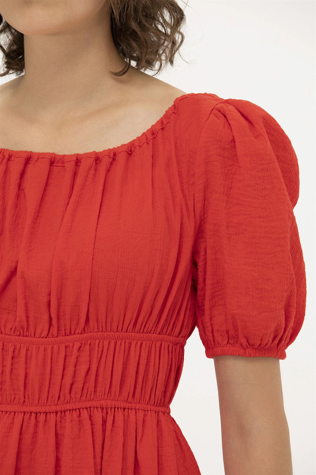 U. S. Polo Assn Женское красное тканое платье - U.s. polo assn фото 14