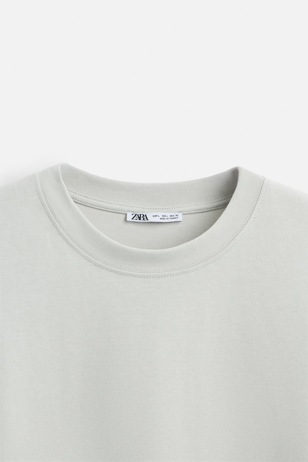 BASIC REGULAR FIT T-SHIRT - Zara фото 59