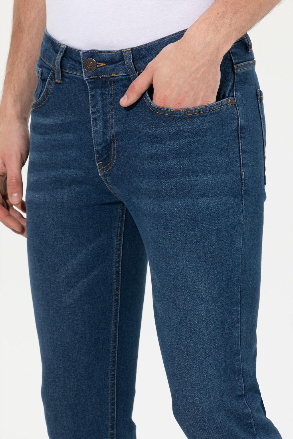 Мужские синие джинсовые брюки - U.s. polo assn фото 5