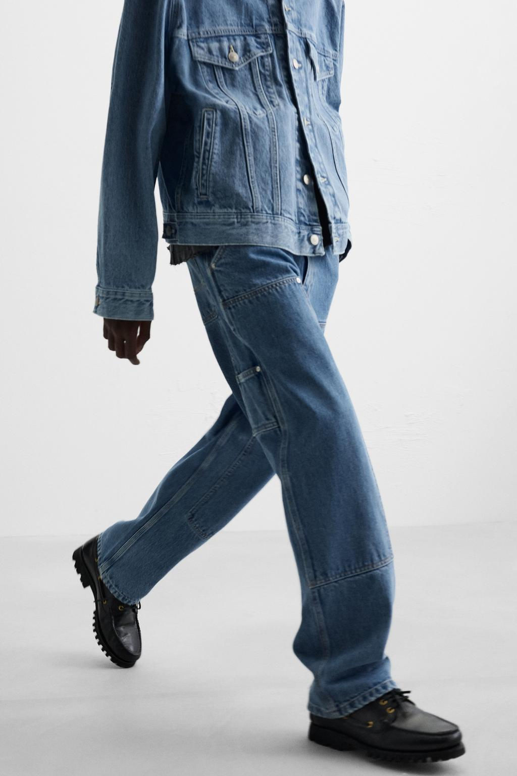 CARPENTER STRAIGHT-LEG JEANS - Zara фото 35