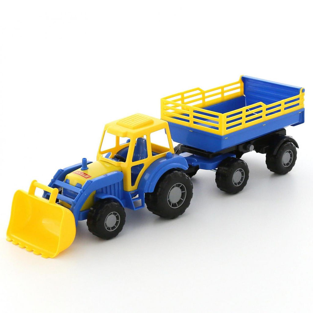 Трактор "Мастер" с прицепом №2 и ковшом арт.35288 /6