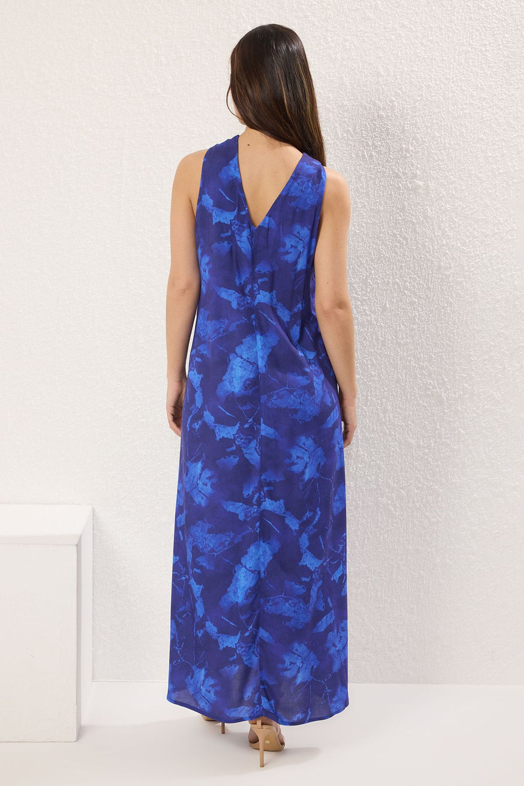 TRENDYOLMILLA Pembe Duz Kesim Yaka Detayl? Maxi Dokuma Elbise TWOSS24EL00387 фото 4